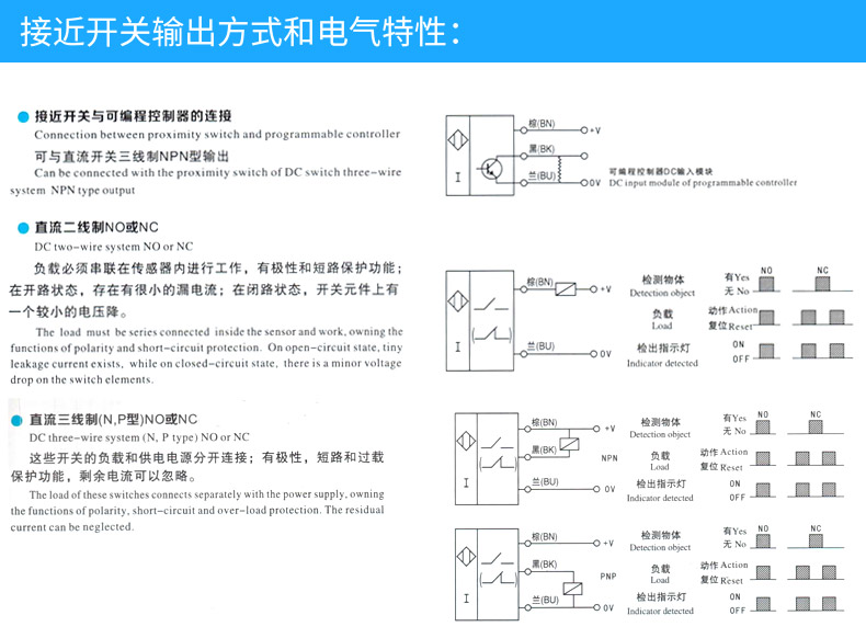 pr08-2dn接近开关 三线常开