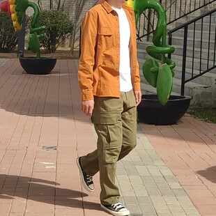 卡其裤短裤男￥138售出:007春款户外余文乐同款欧美潮流机车工装裤男