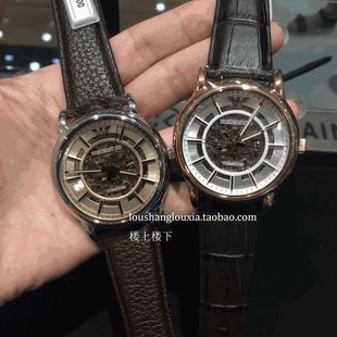 香港正品代购armani阿玛尼手表ar1982/ar1983机械男表全国联保