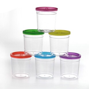 08迷你小号塑料鱼盒 带盖斗鱼杯 斗鱼盒 宠物盒 塑料盒鱼缸迷你号￥0.