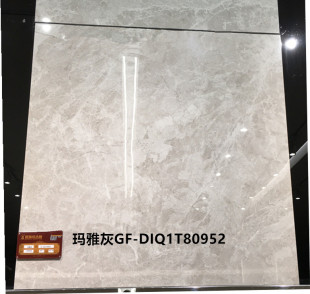 07冠珠陶瓷砖 全抛釉玛雅灰gf-diq1t80952 经典卡拉拉gf-diq1t80959