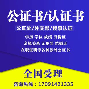 代辦公證書出生親屬關係婚姻單身無犯罪翻譯領使館外交部單雙認