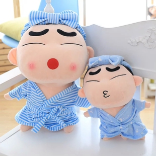 07蜡笔小新毛绒玩具竹炭包汽车用去异味除甲醛活性炭包车载车内摆件