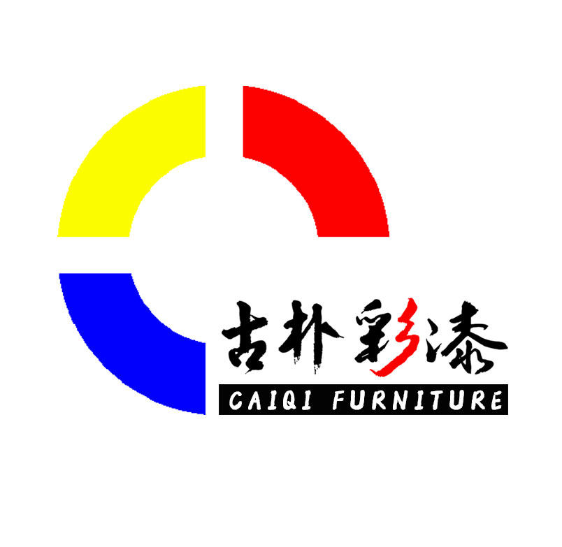 古朴彩漆做旧实木家具