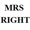 MRS RIGHT原创女装 店铺LOGO