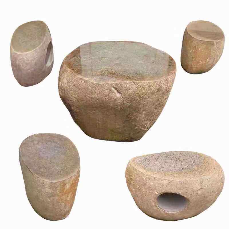 缘石雕刻大型溪石花岗岩石雕厂家