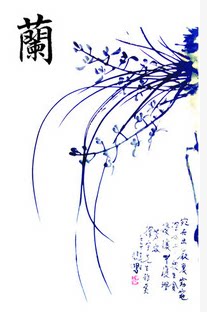 幽兰逸蝶