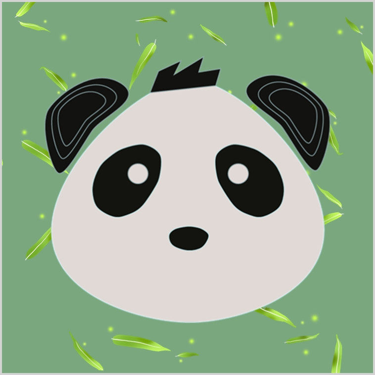 熊猫奶爸素材铺子 店铺LOGO