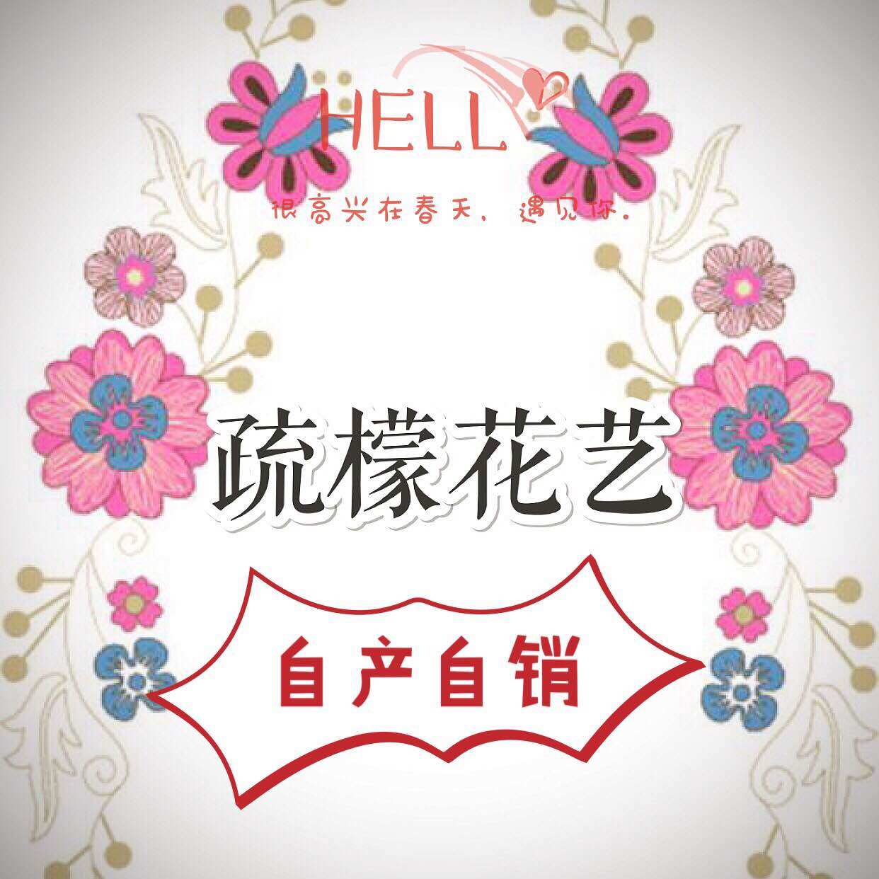 疏檬花艺 店铺LOGO