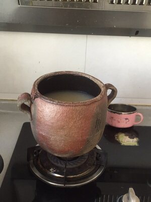 小时候的砂锅