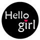 Hello girl 饰品 店铺LOGO