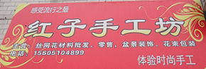 红子手工盐城丝网花艺