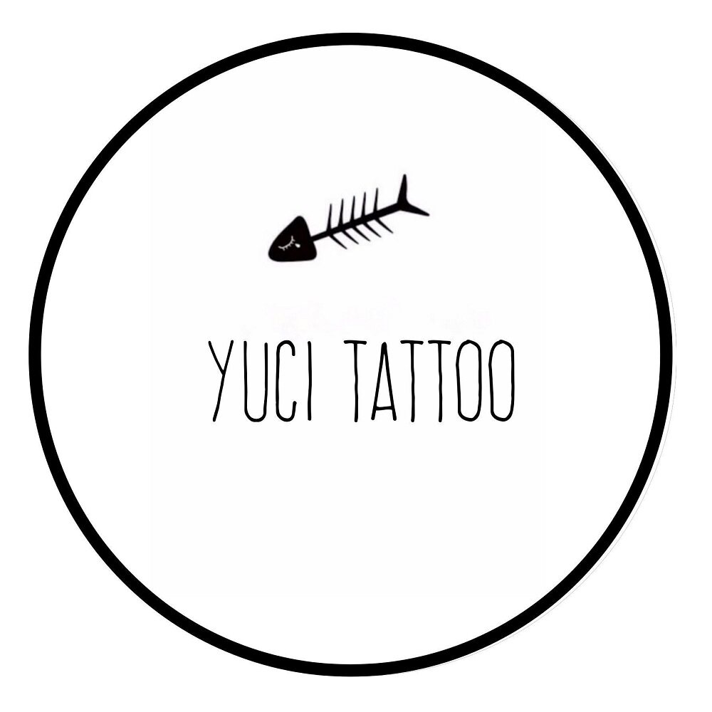 YUCI鱼刺  原创纹身贴