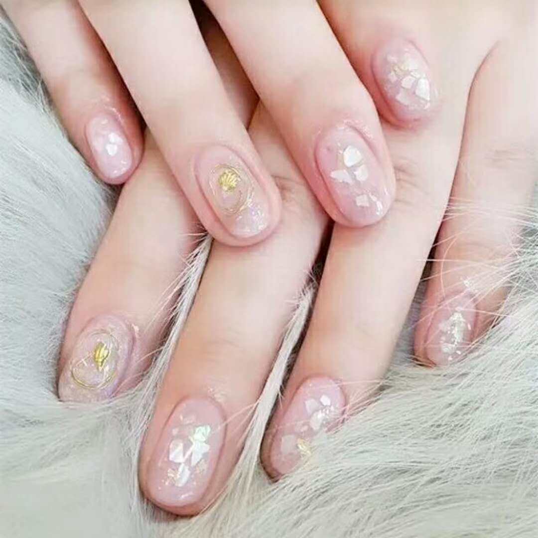 粉红娃娃美甲