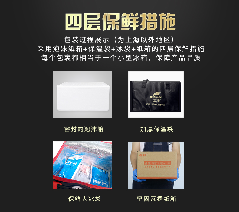 澳洲进口 谷饲雪花牡蛎肉牛排  1200g 共8片 图10