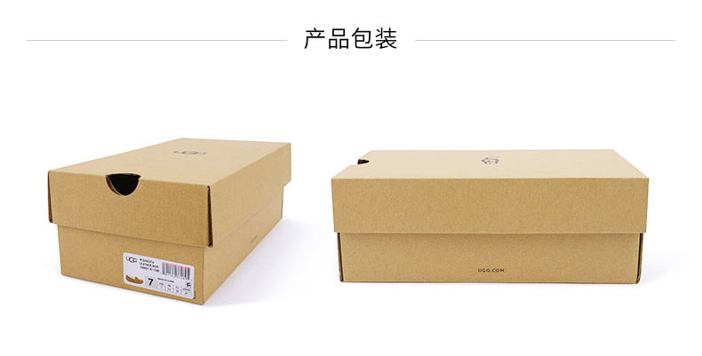 小神价 美国 UGG 女士羊皮毛一体雪地靴 经典蝴蝶结短靴 图12