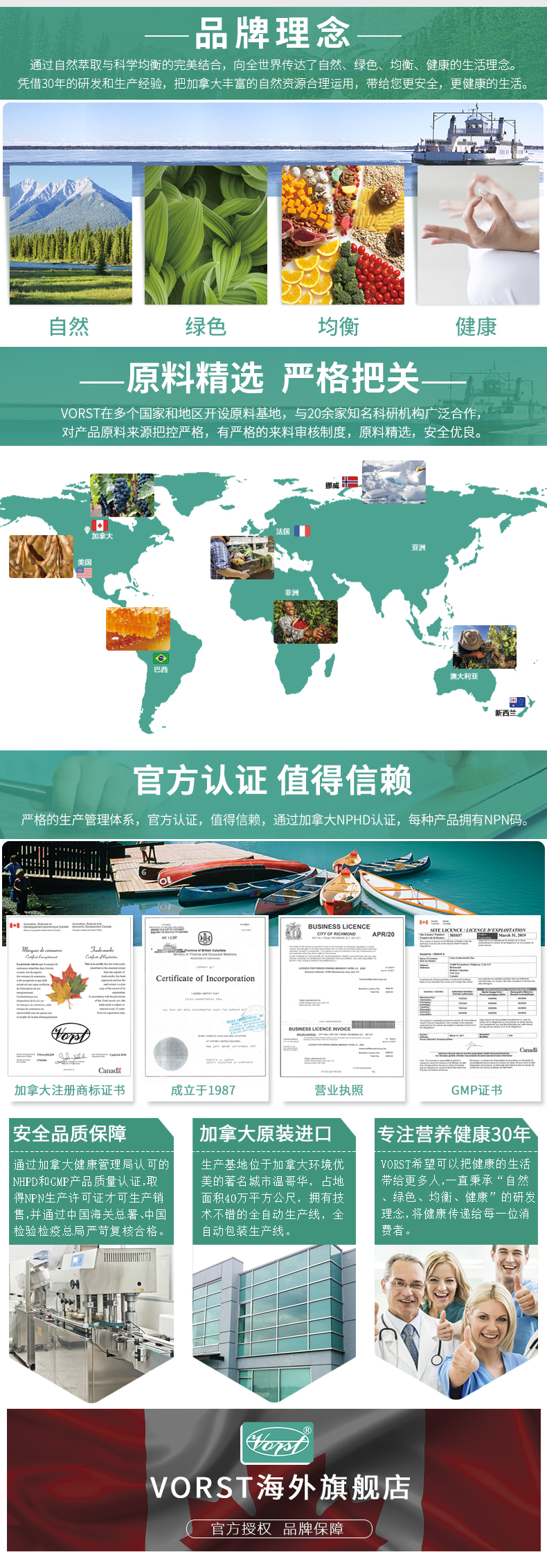 加拿大产 Vorst 叶黄素护眼胶囊 60粒 保护视力 缓解眼干涩 图16