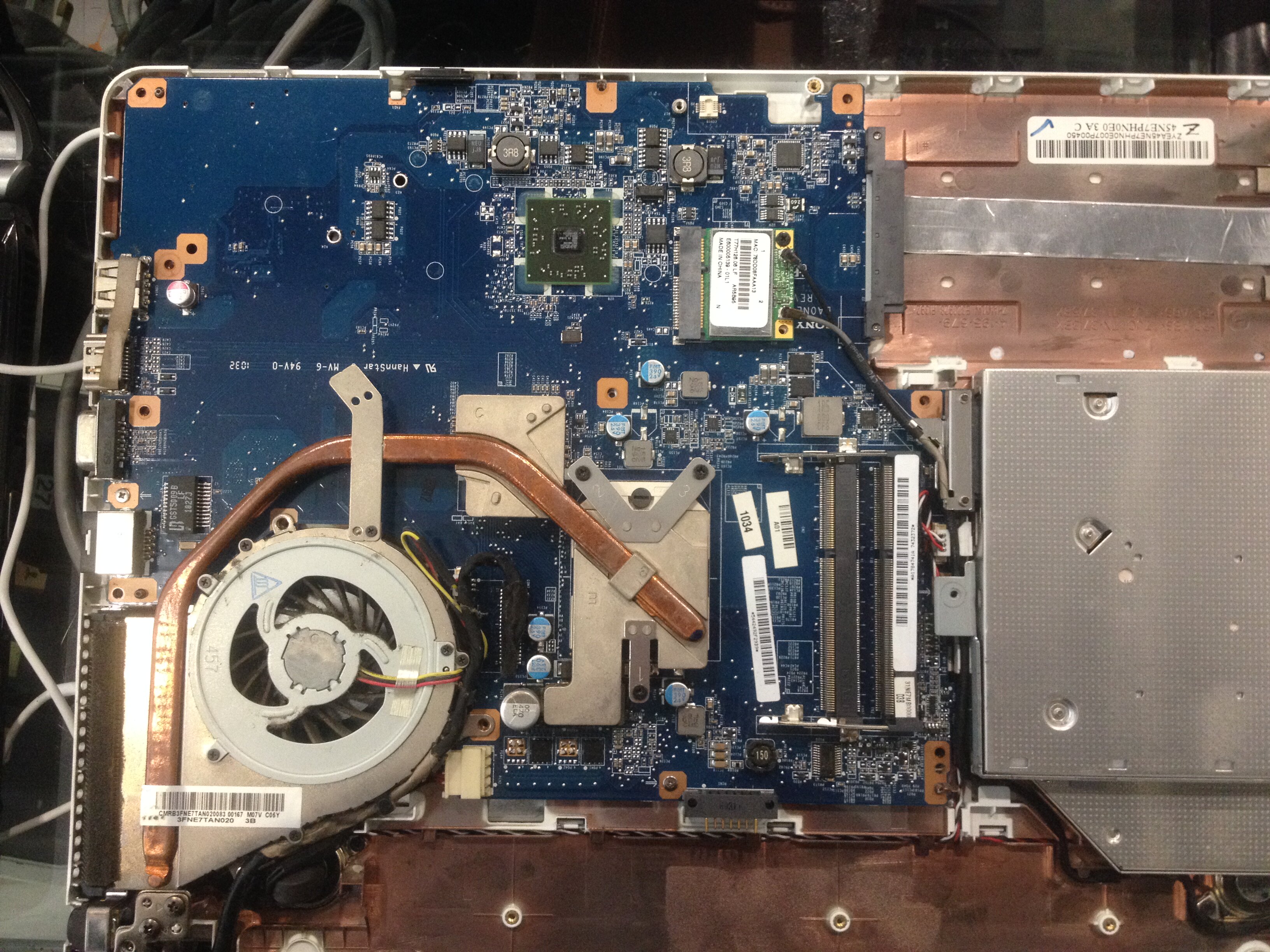 索尼pcg-61611m原装拆机主板