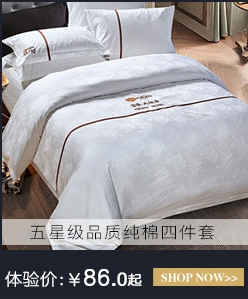 Khách sạn khăn trải giường bộ đồ giường cao cấp trang trí giường bìa giường mat Châu Âu-phong cách đơn giản pillowcase core khách sạn giường cờ ra giường cotton