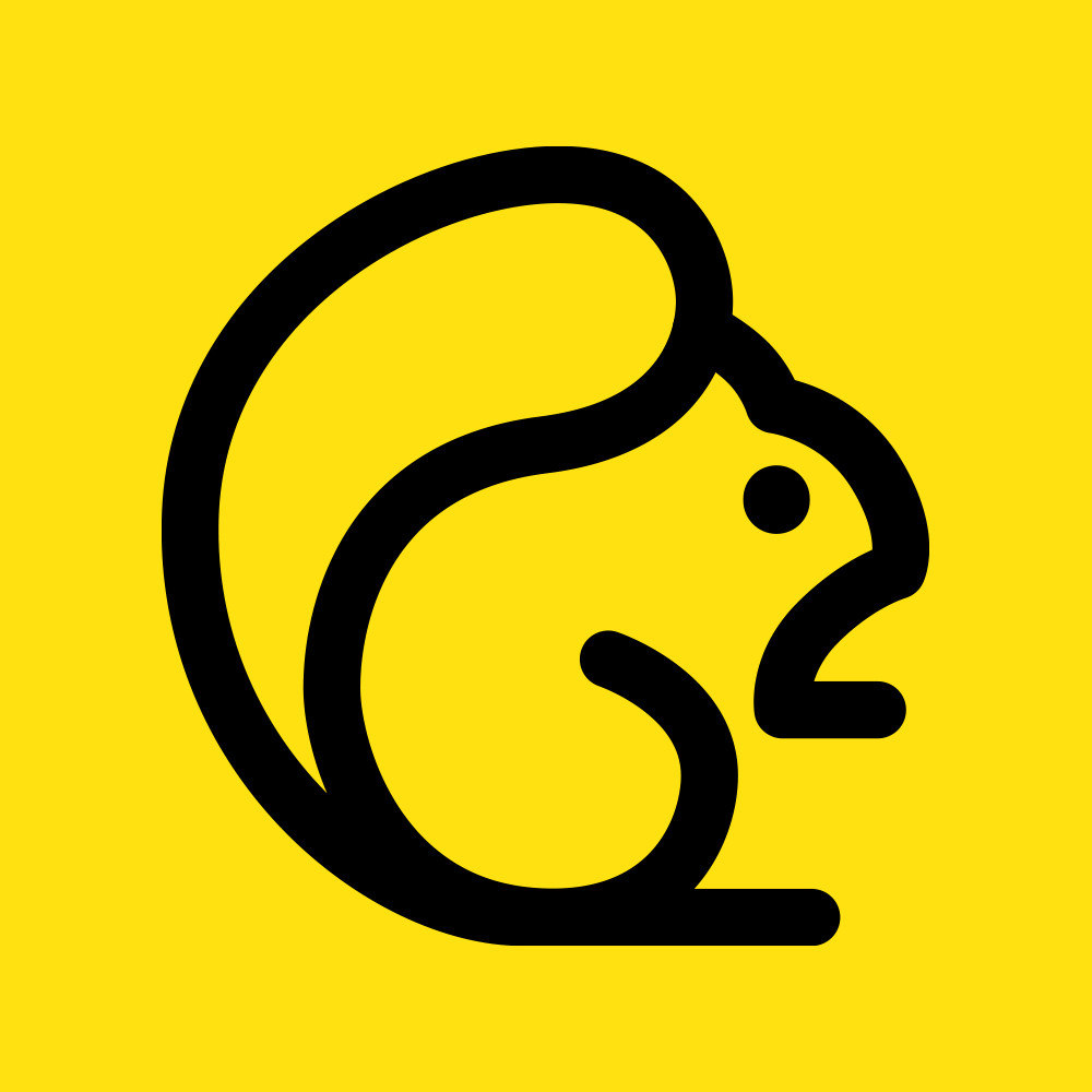 松鼠设计便利店 店铺LOGO