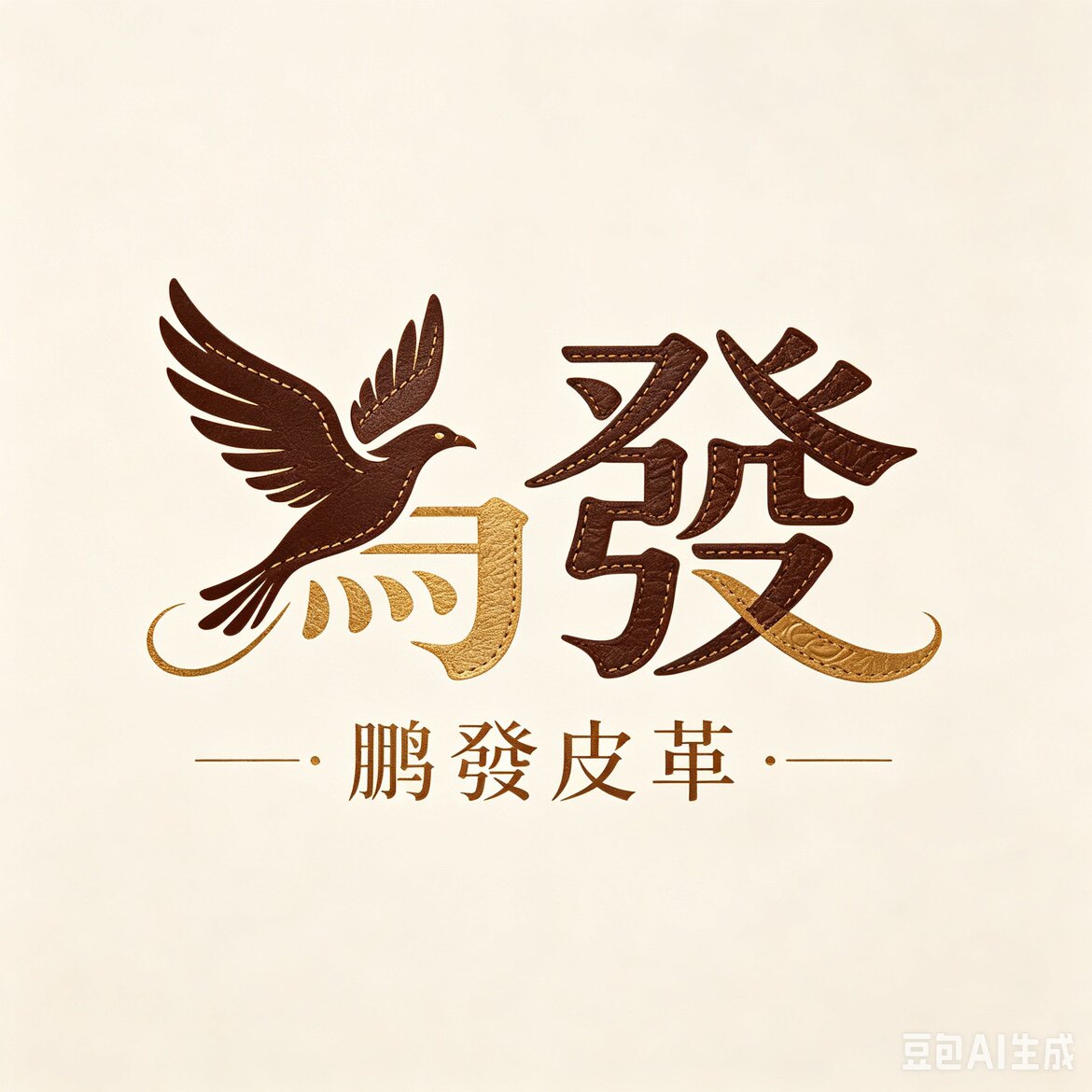 鹏發皮革店 店铺LOGO