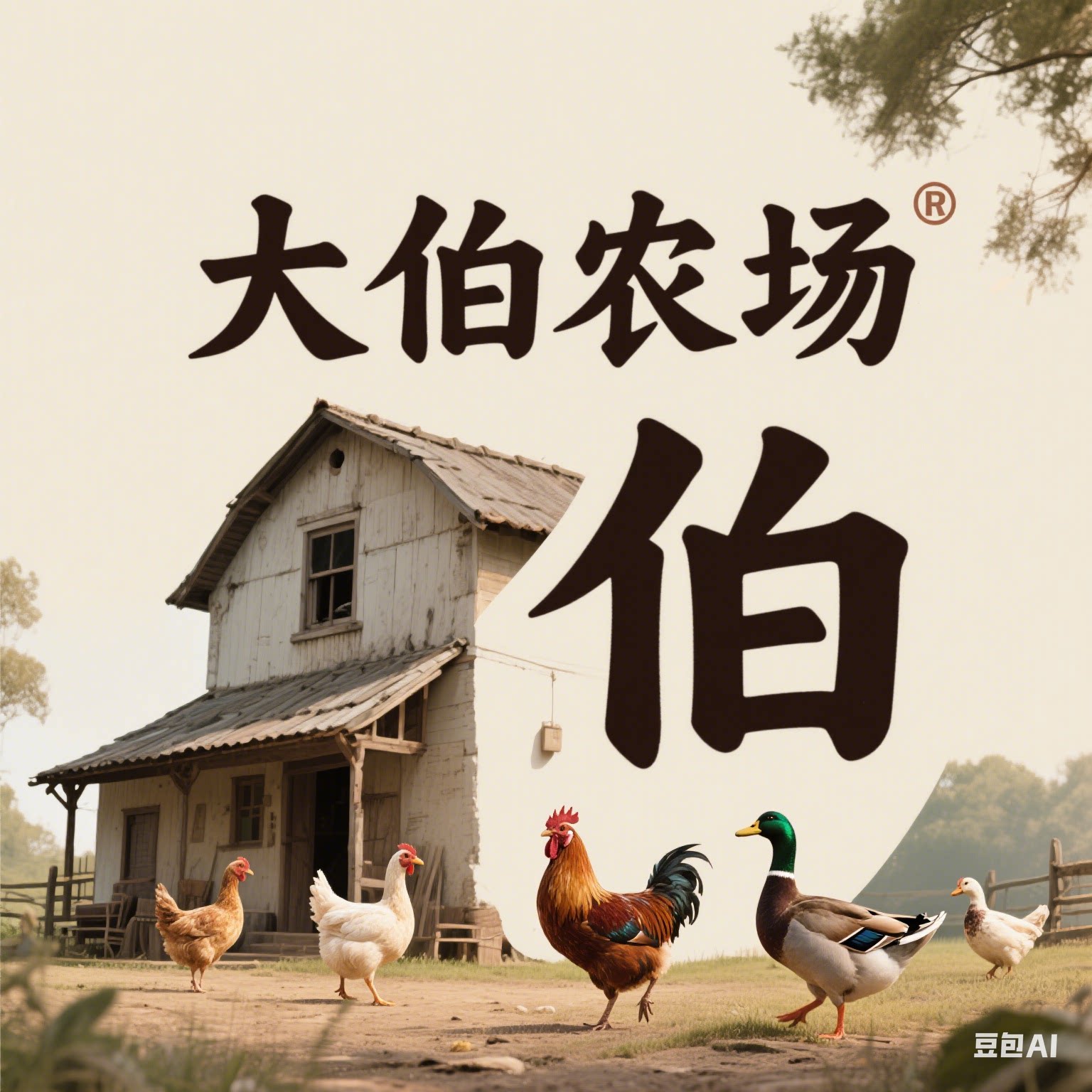 大伯农场 店铺LOGO