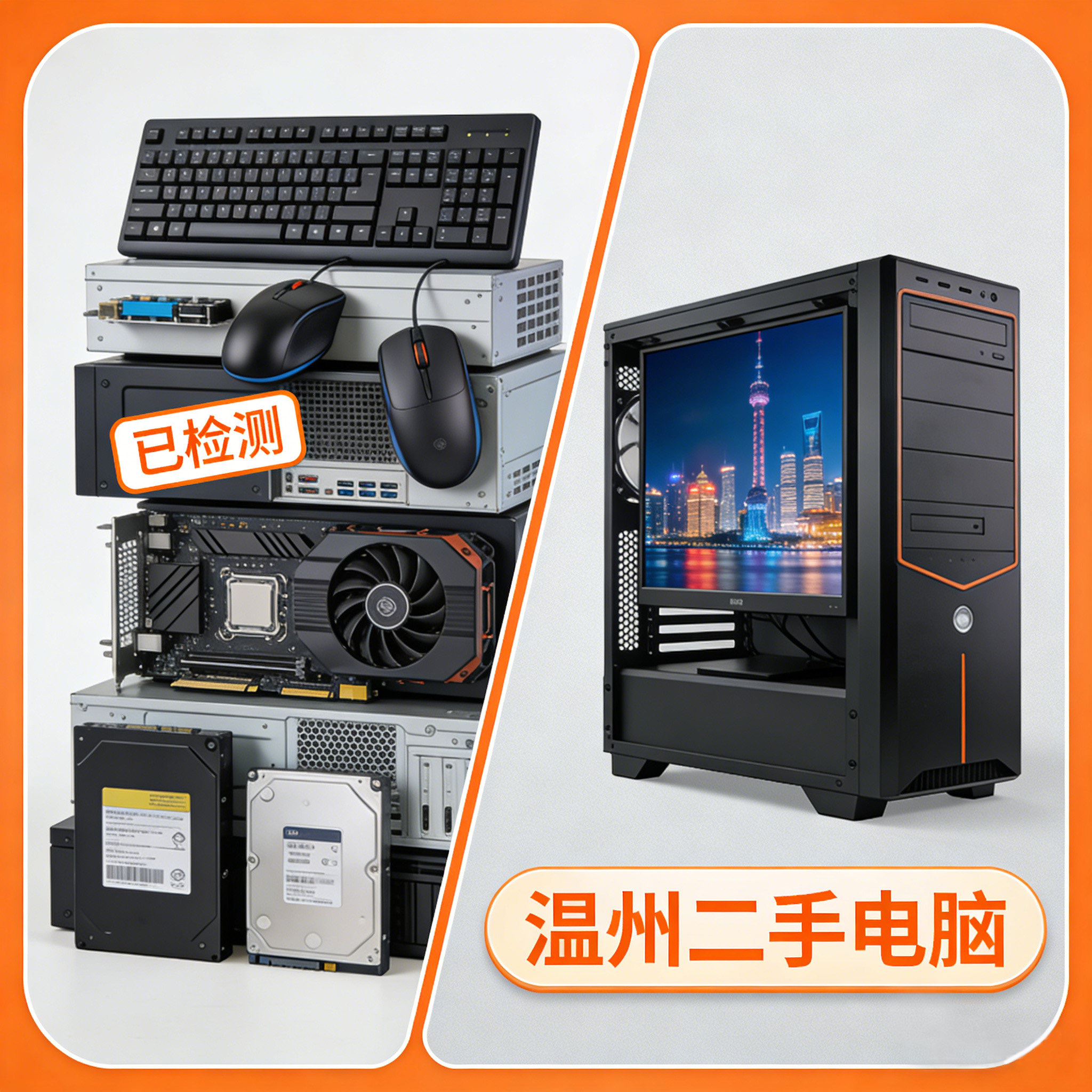二手DIY电脑整机配件