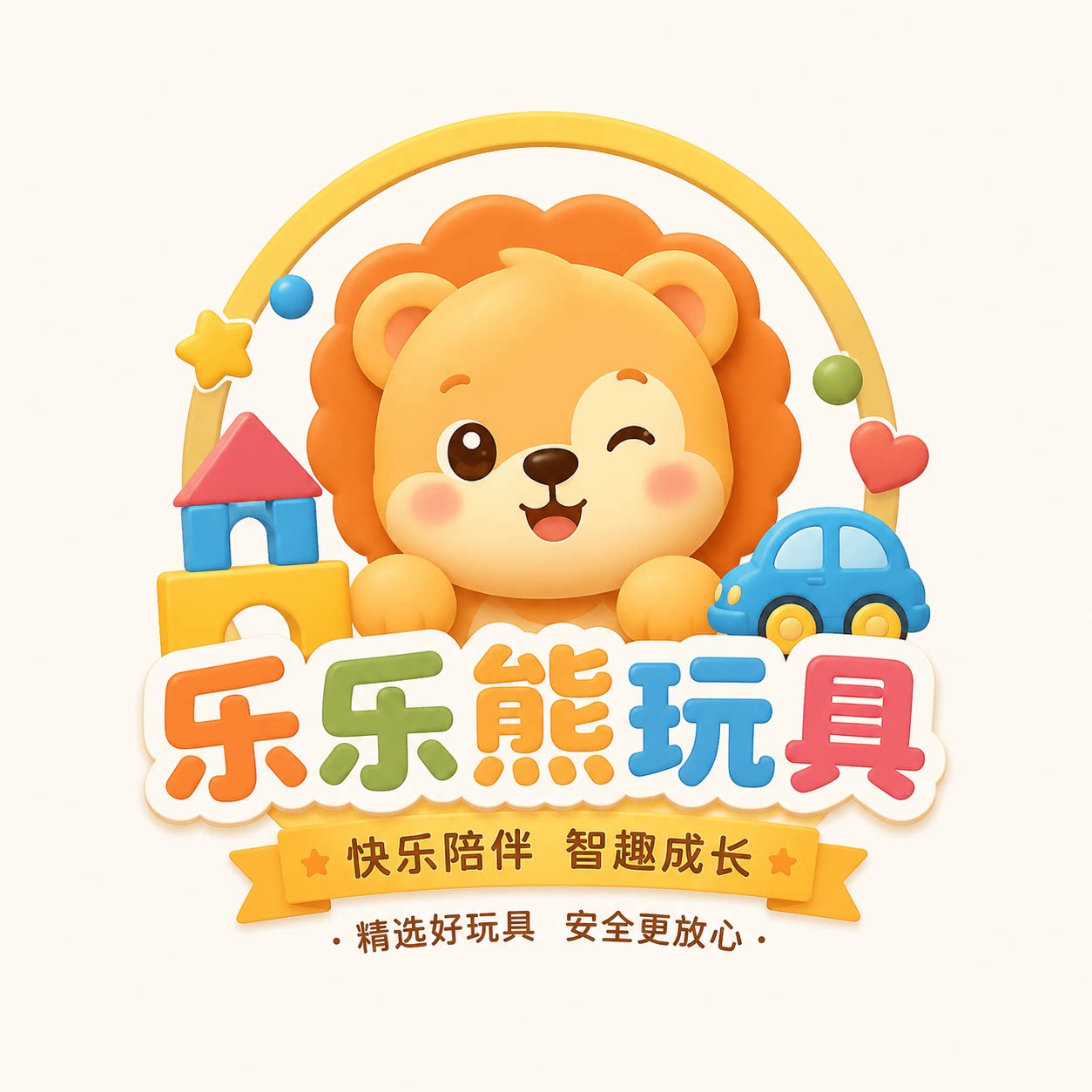 乐乐熊玩具 店铺LOGO