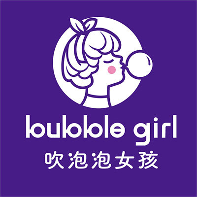 吹泡泡女孩 店铺LOGO