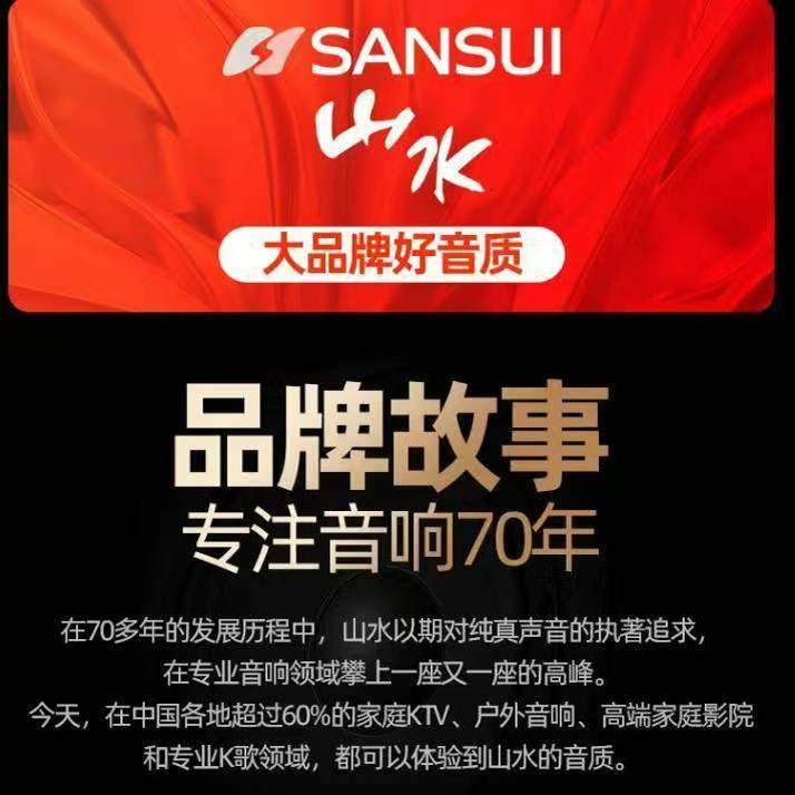 SANSUI音响店 店铺LOGO