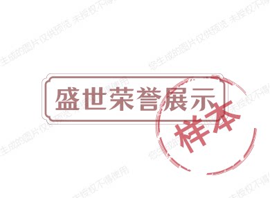 盛世荣誉展示