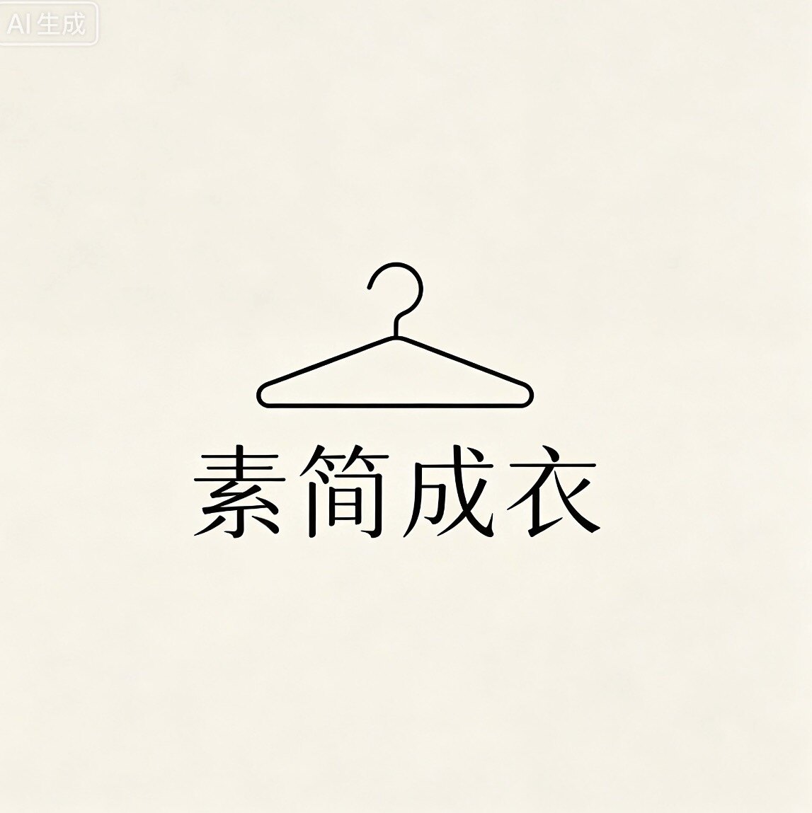 素简成衣 店铺LOGO