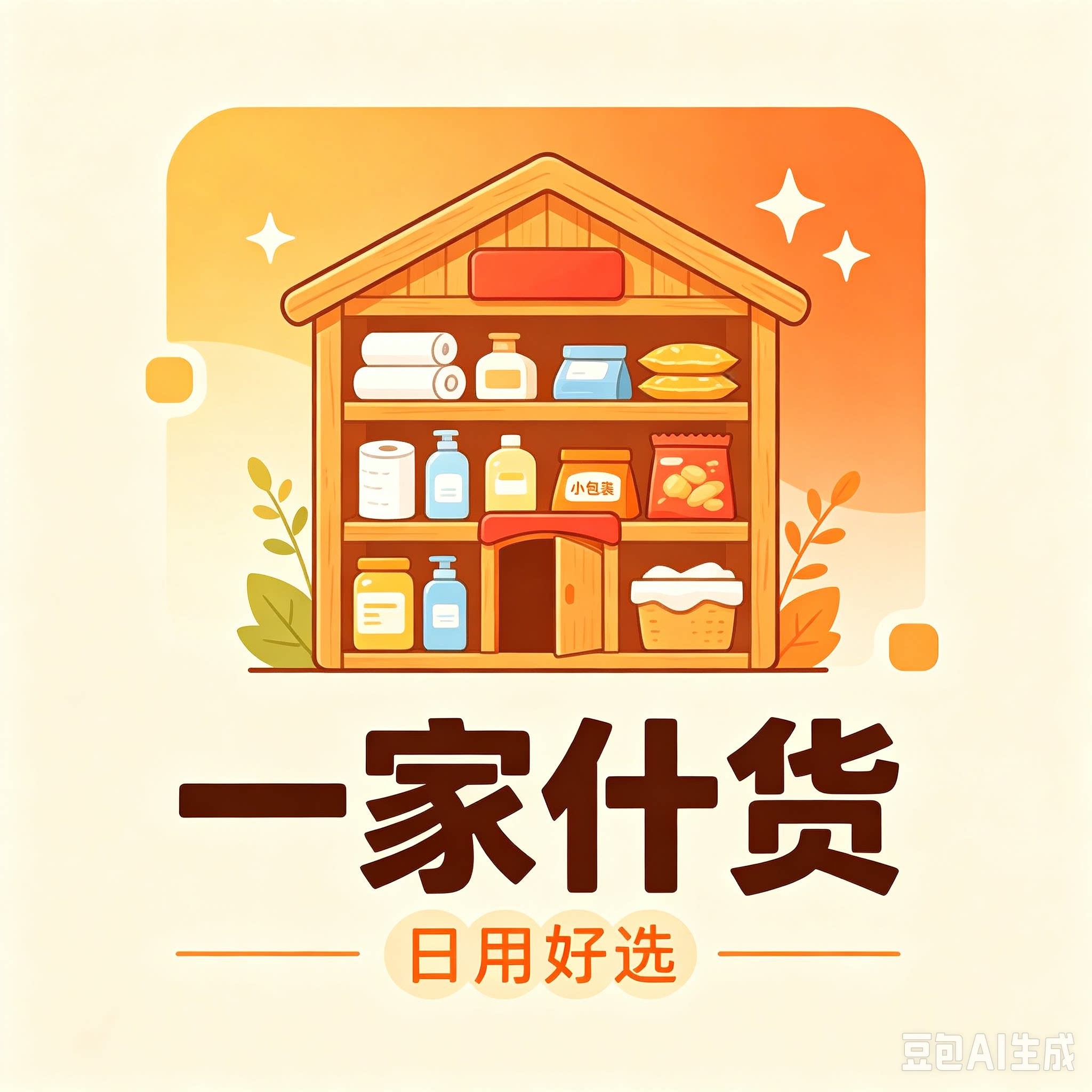 一家什货 店铺LOGO