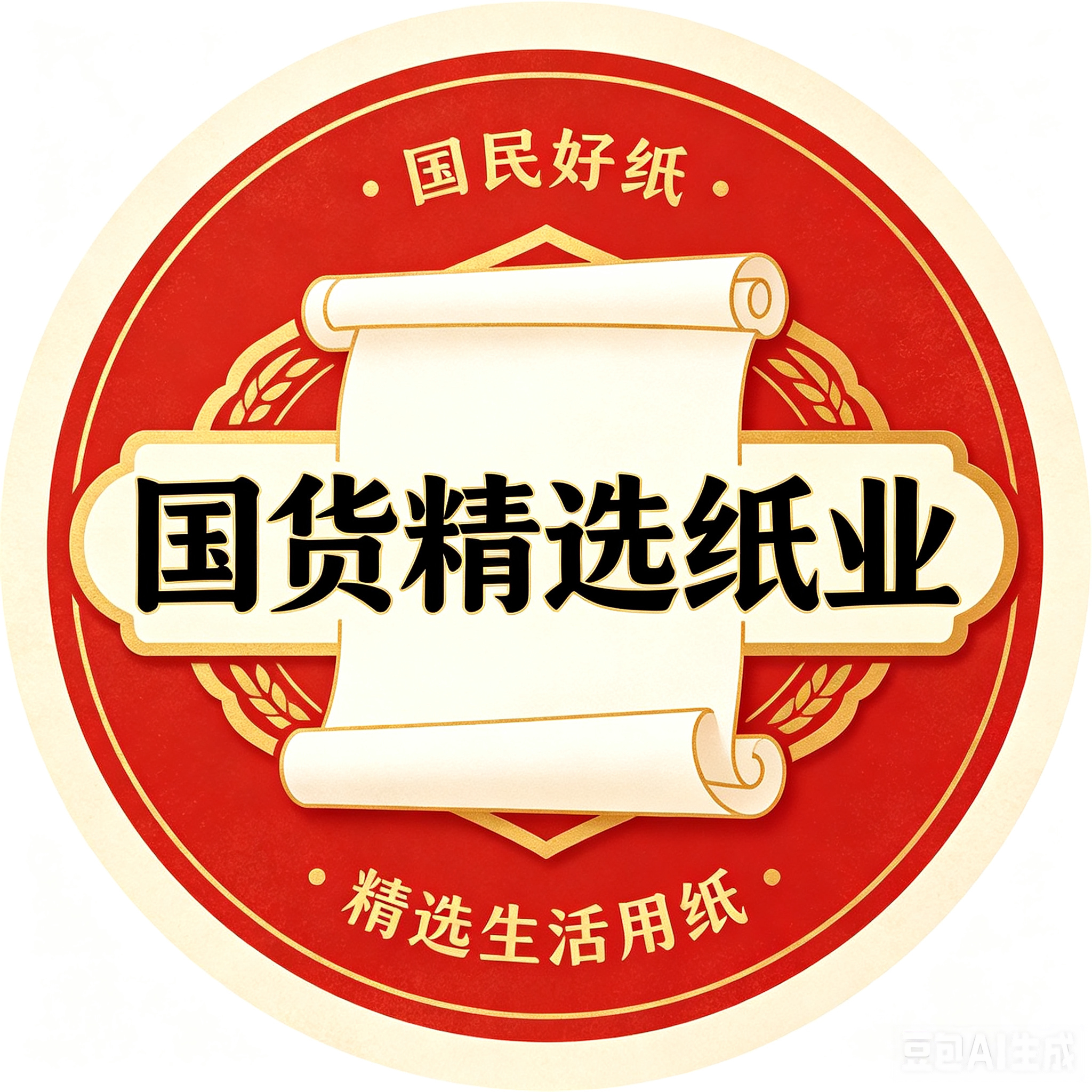 国货精选纸业 店铺LOGO