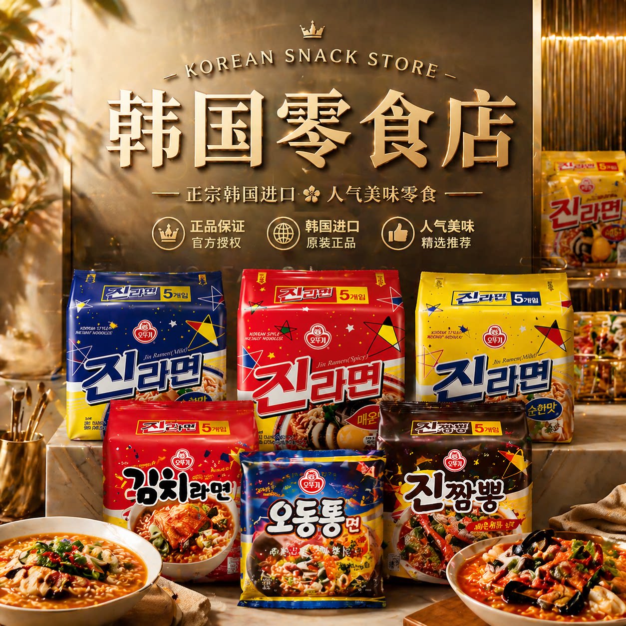 韩国零食店