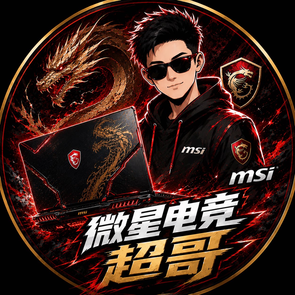 微 星电竞超哥 店铺LOGO