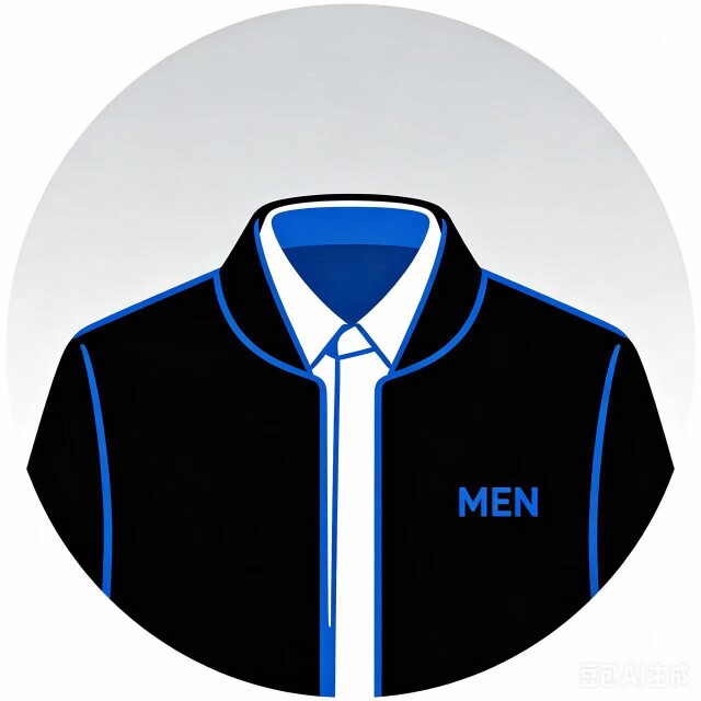 轻奢简约男装服装店