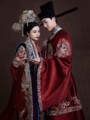 出租定制中式汉服婚服婚纱礼服倒叙金宝品牌