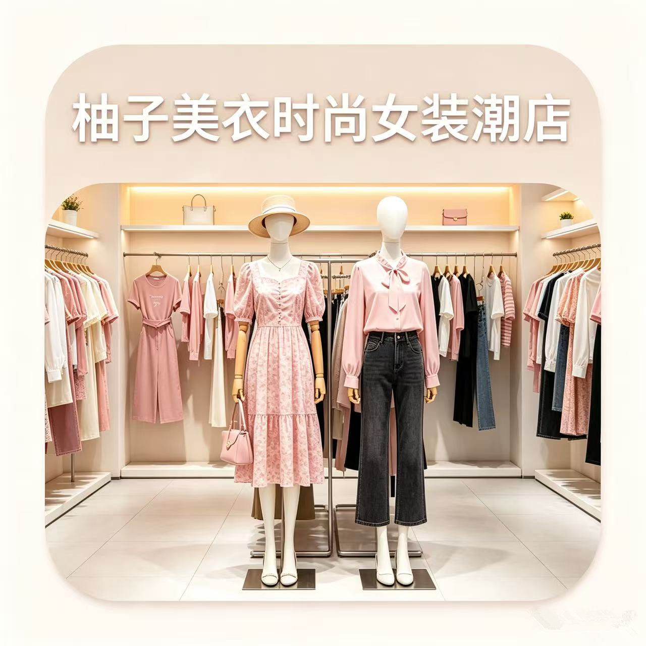 柚子美衣时尚女装潮店的小店70 店铺LOGO