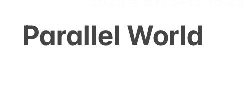 Parallel World 现货店