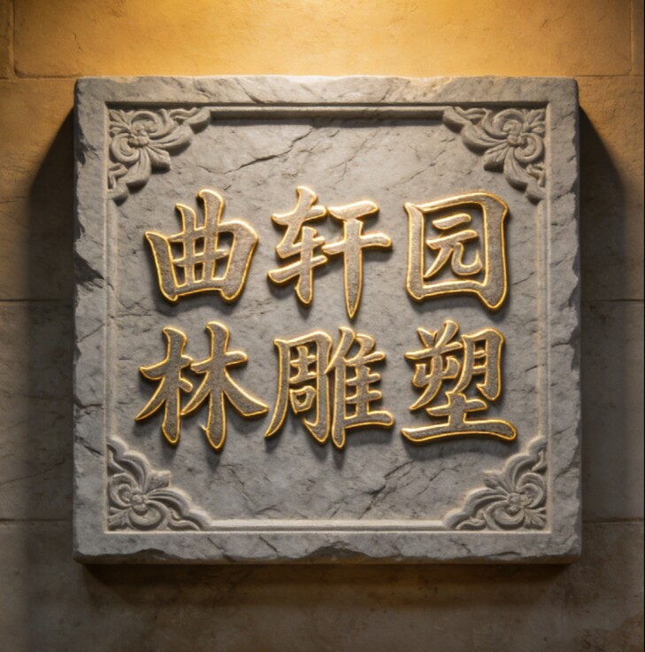 曲轩园林雕塑