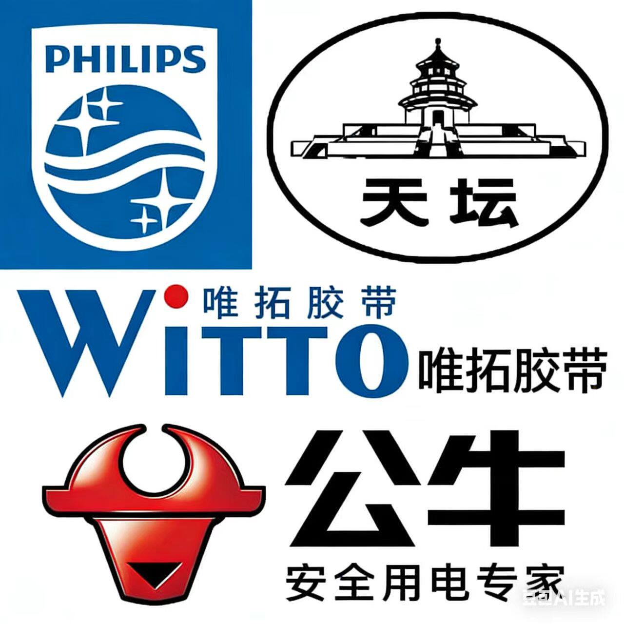 天坛唯拓胶带品牌照明灯具五金电器批发