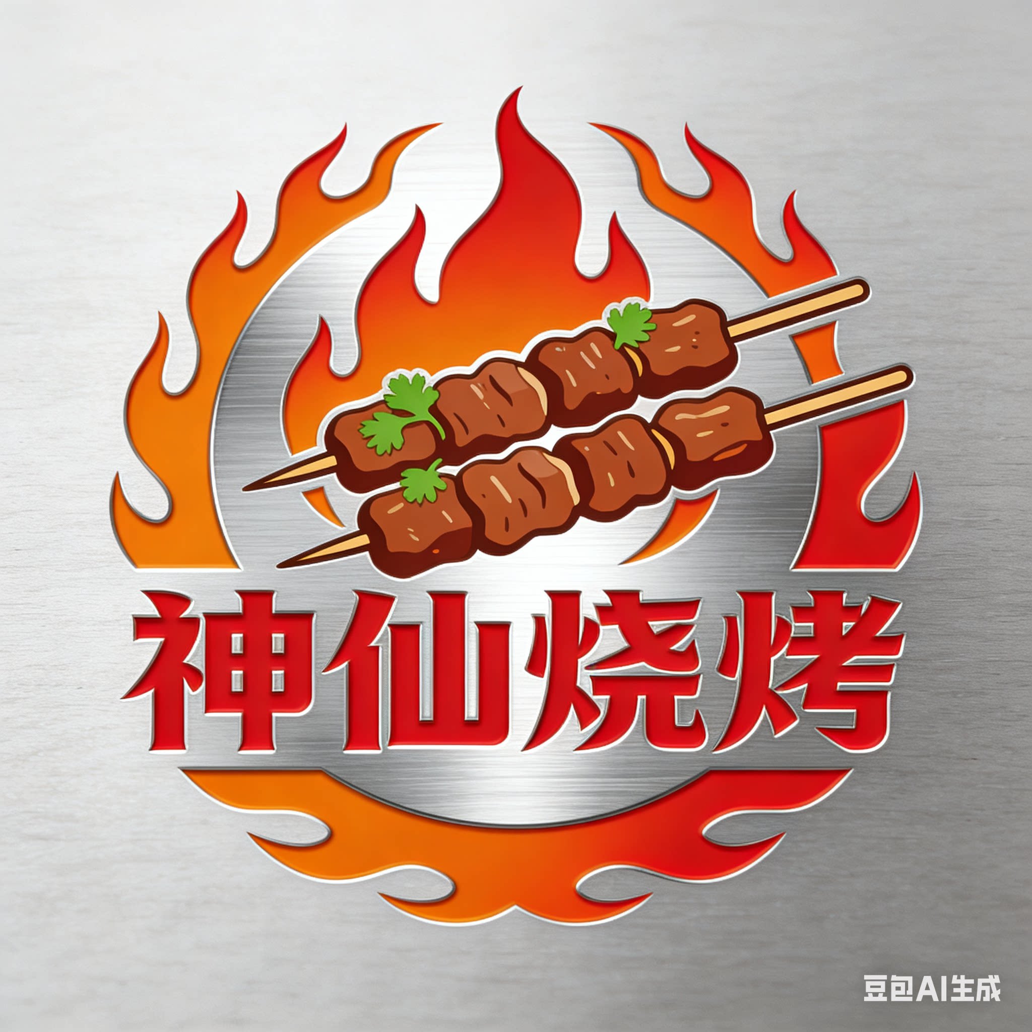 神仙烧烤 店铺LOGO