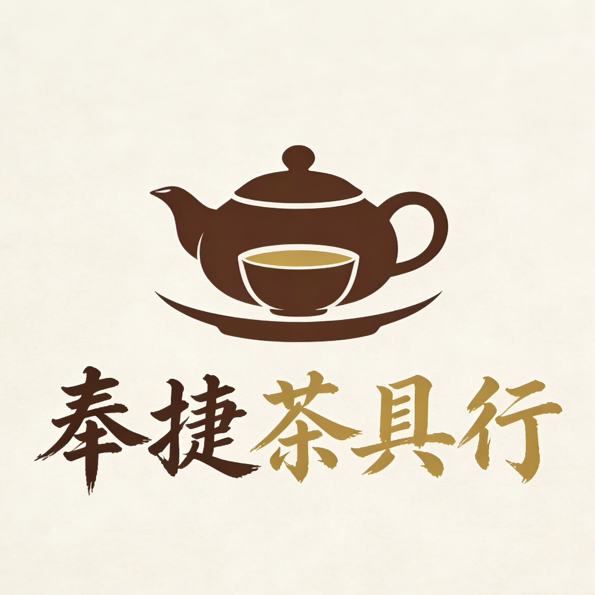 奉捷茶具行 店铺LOGO