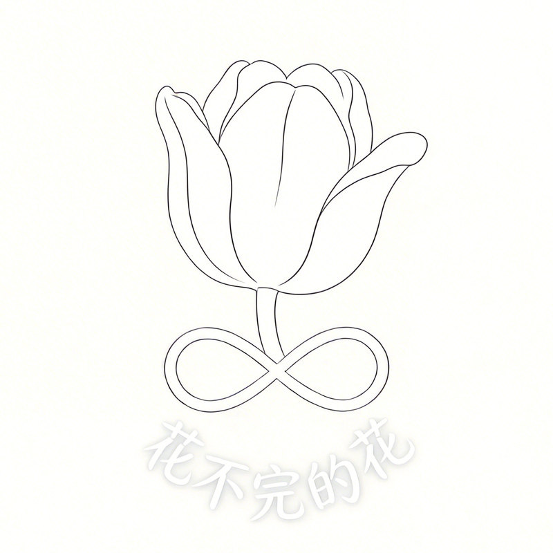 花不完的花 店铺LOGO