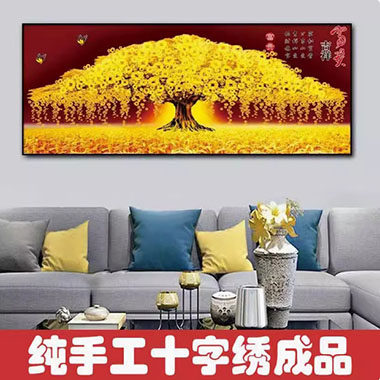 纯手工十字绣成品批发