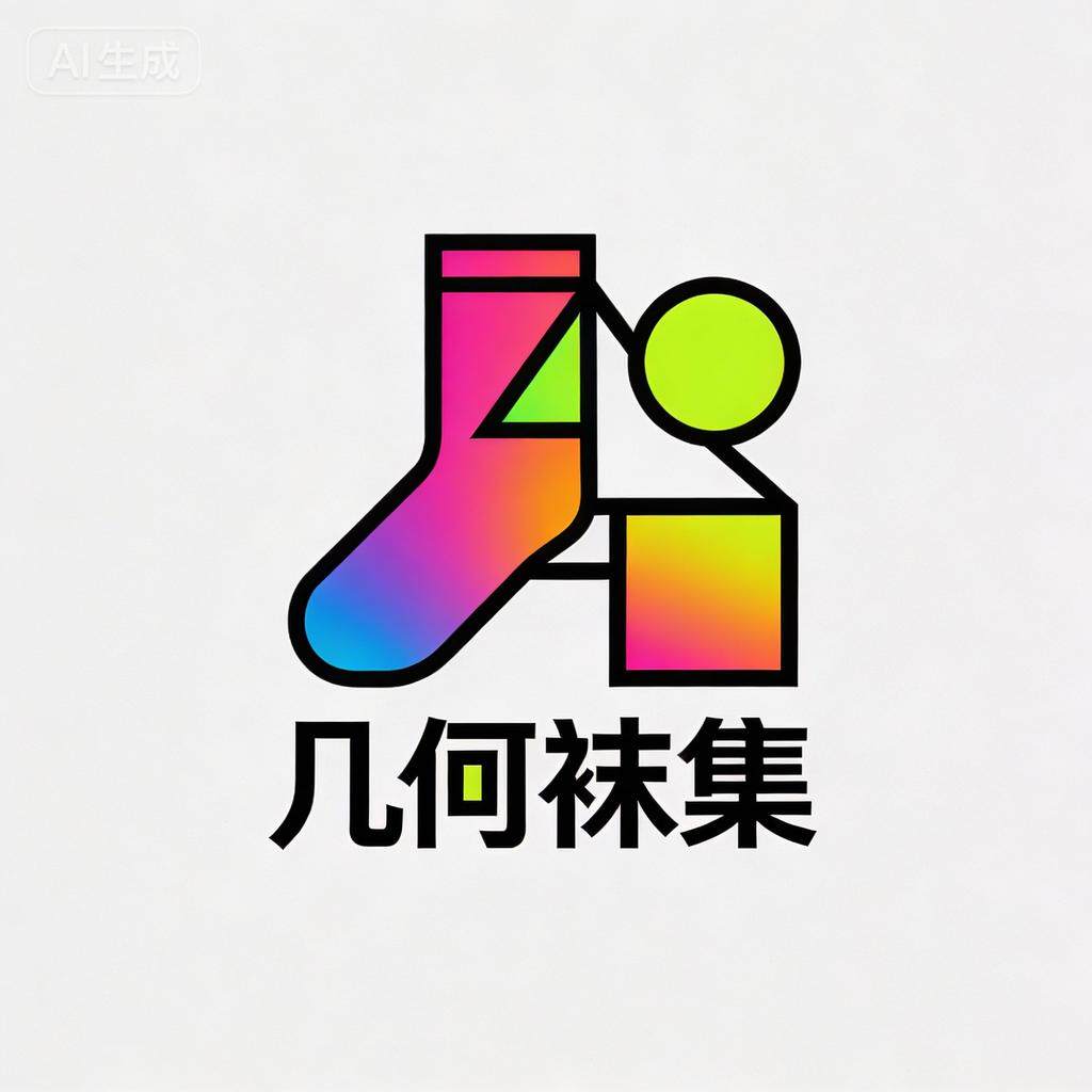 几何潮袜