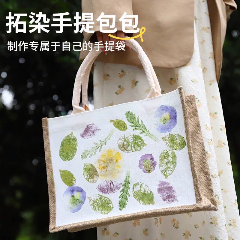 植物敲拓染