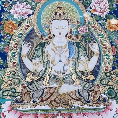 西藏缘觉唐卡