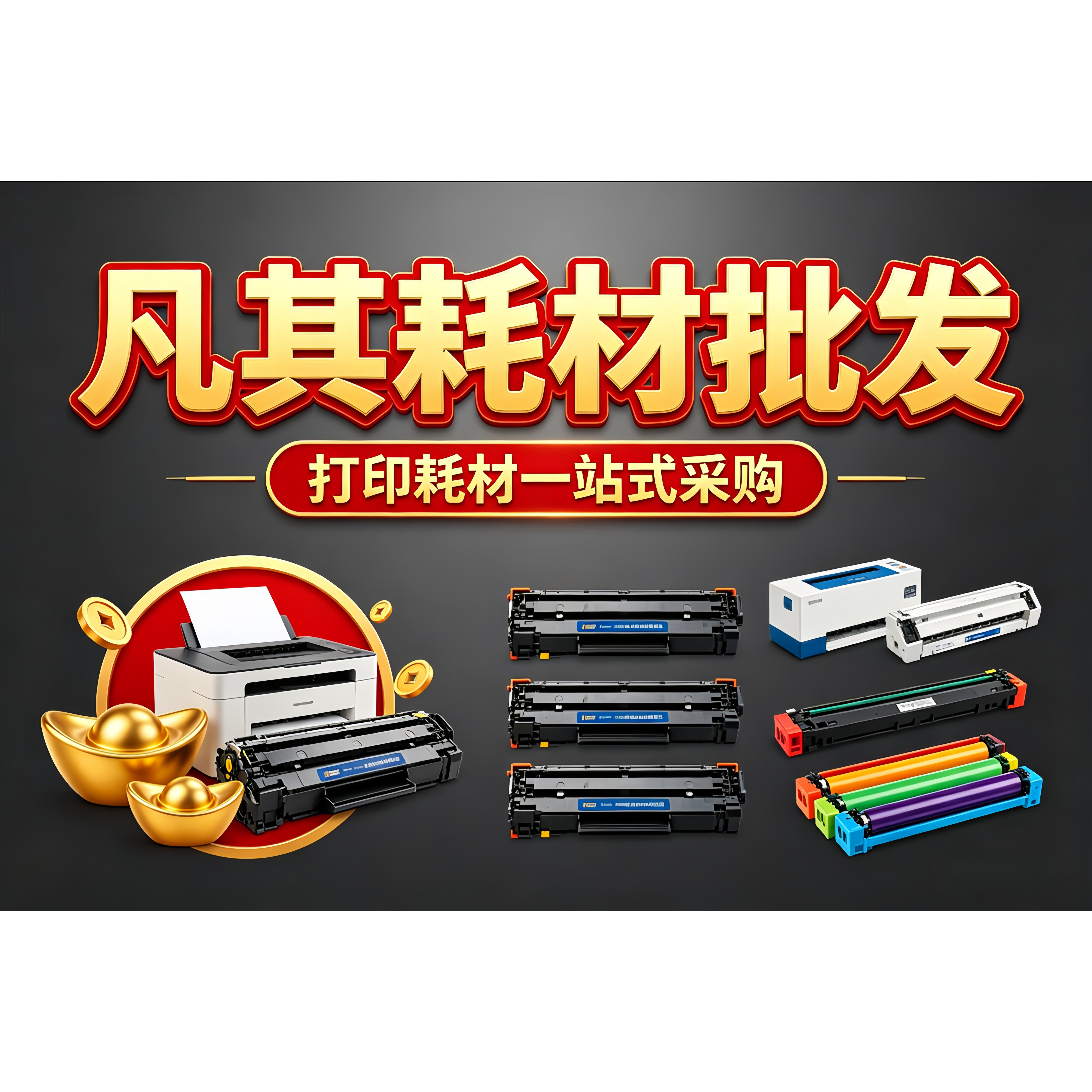 凡其办公耗材正品商行批发店